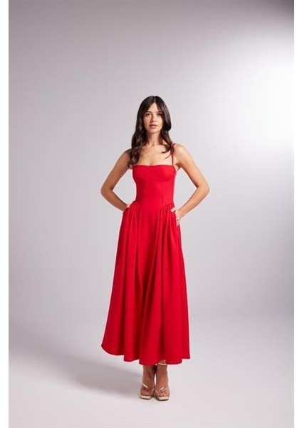 Bridged Elbise Kırmızı fırsatları