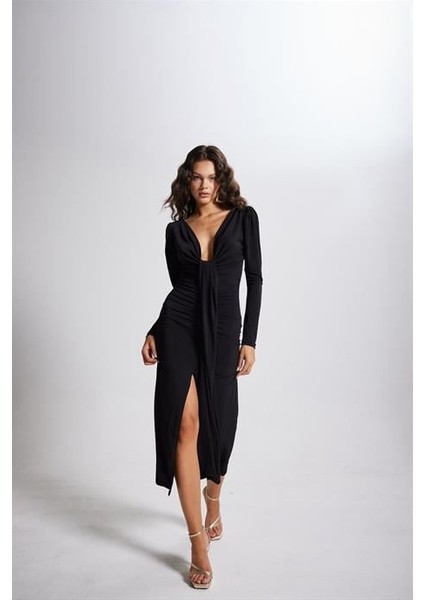 Moonlight Elbise Siyah