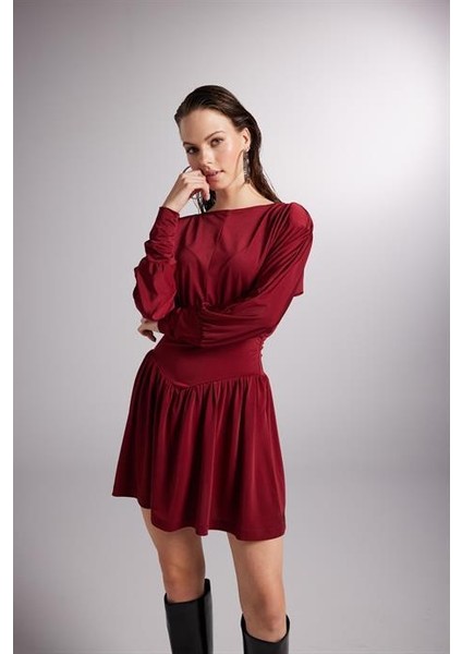 Jade Elbise Bordo modelleri