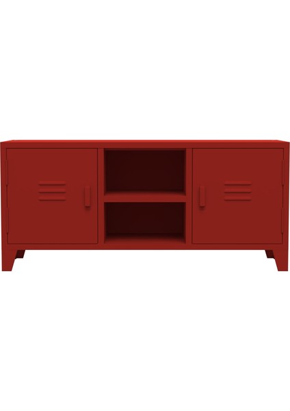 Tv Ünitesi Metal Kitaplık Dolabı Metal Tv Sehpası 120CM