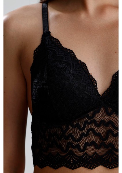 Dantelli Bralet Sütyen Takım | Siyah 809 modelleri