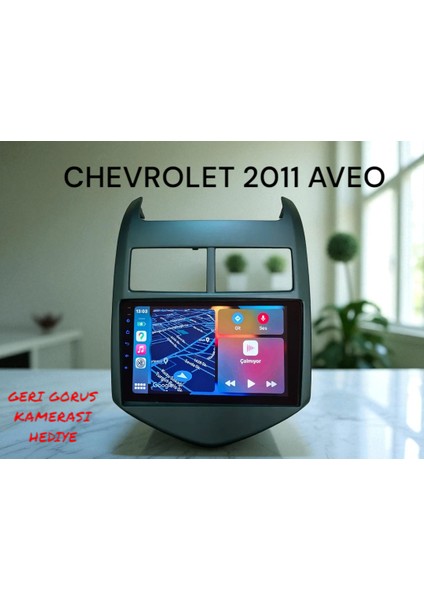 Chevrolet Aveo 2011 Yıl Uyumlu 9 Inç Android Multimedya Carplay+Android Auto+Navigasyon