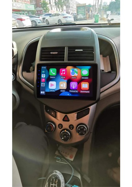 Chevrolet Aveo 2011 Yıl Uyumlu 9 Inç Android Multimedya Carplay+Android Auto+Navigasyon fiyatları