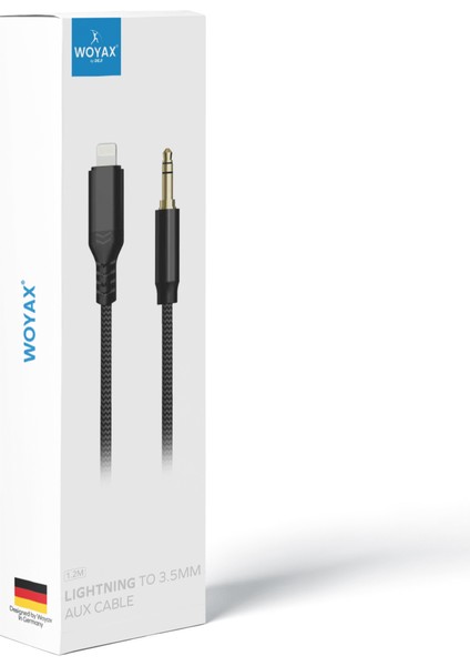 by Deji iPhone Lightning Aux 3.5mm Ses Kablosu 1.2m Stereo Ses fırsatları