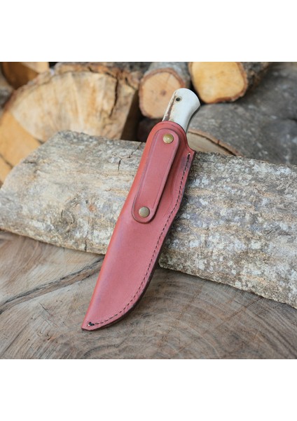 22 cm - Geyik Boynuzu Sap - N690 Çeliği