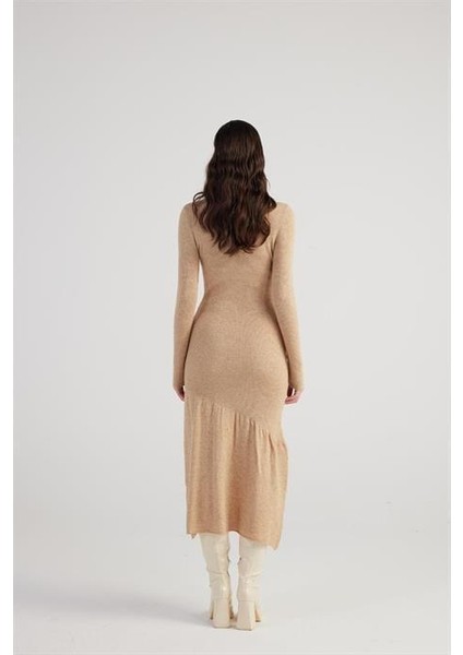 Sally Triko Elbise Bej indirimleri