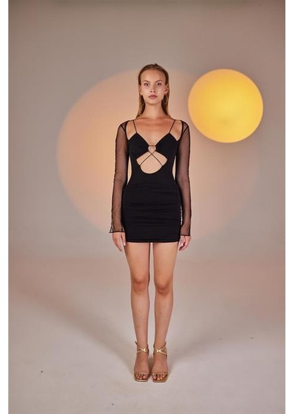 Lunar Elbise Siyah modelleri