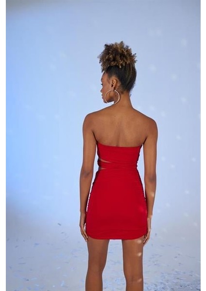 Buble Elbise Kırmızı indirimleri