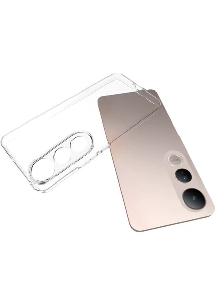 Vivo V50 Lite 4g Kılıf Sah Süper Silikon Kapak - Şeffaf indirimleri