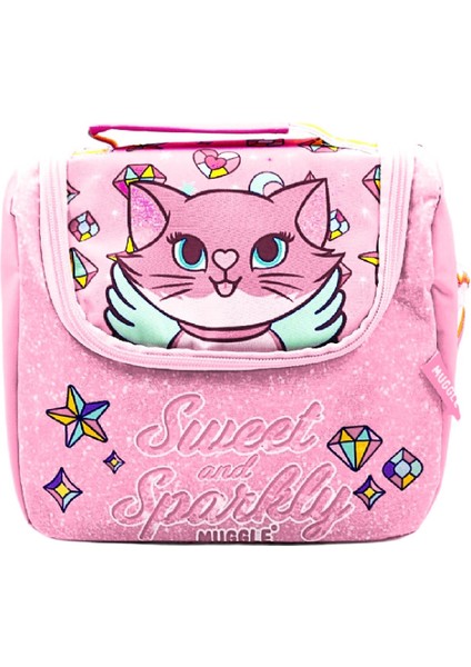 2 Bölmeli Sweet And Sparkly Okul Çantası + Beslenme Çantası Pembe 2 Li Set fırsatları