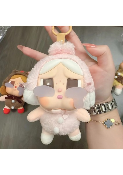 Crybaby Peluş Anahtar Animasyon Animasyon Karikatür Keychain Kawaii Sırt Çantası Dekorasyon Araba Anahtar Aksesuarları Erkek ve Kadınlar Hediyeli: F (Yurt Dışından)