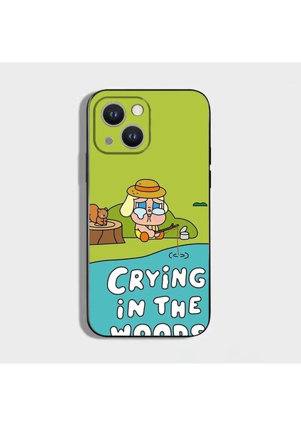 Iphone Için Sevimli C-Crybaby Dol Dol Telefon Kılıfı 16,15,14,13,12,11 Plus, Pro Max, Xs, X, Xr, Se, Mini, 8,7, Yumuşak Silikon Siyah Kapak Çarşamba: Z8/malzeme: Malzeme: (Yurt Dışından)