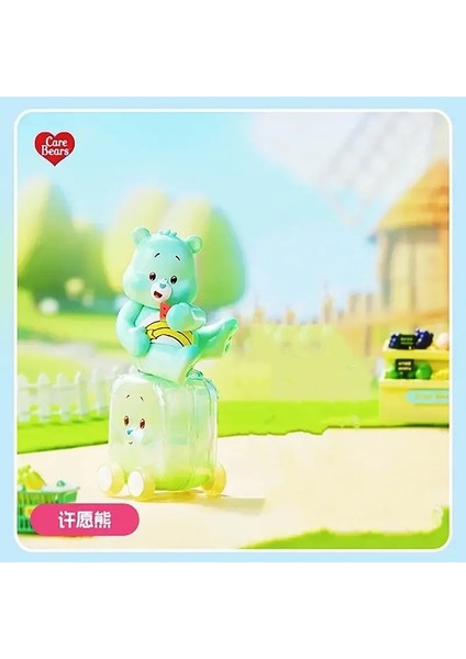 Yeni Satış Miniso Happy Tour Serisi Bakım Ayı Karikatür Bear Collection Bebek Oyuncak Anime Figürleri Model Bagaj Çocuk Doğum Günü Hediye Renk: B/boyut: Kutu ile (Yurt Dışından)