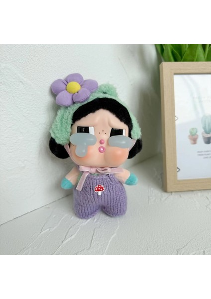 15 cm Için Crybaby Ağlayan Bebek Gözyaşları Vinil Yüz Peluş Bebek Kıyleri Tulumlar Set Bebek Rengi Dahil Değil: S (Yurt Dışından)