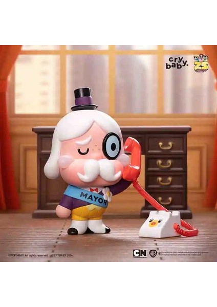 Orijinal Crybaby x Power Girls Serisi Kutu Oyuncaklar Tahmin Tag Gizem Kutusu Mistery Caixa Figür Şaşırtıcı Kawaii Model Renk: Shi Zhang (Yurt Dışından)