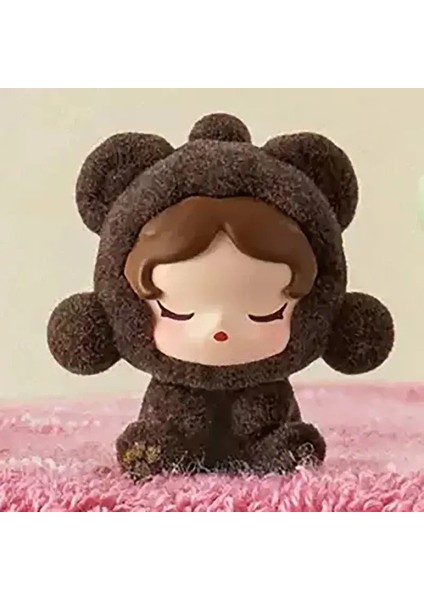 Pop Mart Pop Bean Pijama Drag Serisi Kutu Tahmin Torbası Gizem Kutusu Oyuncak Bebek Sevimli Figür Masaüstü Süsleri Hediye Koleksiyonu Renk: Skullpanda (Yurt Dışından)