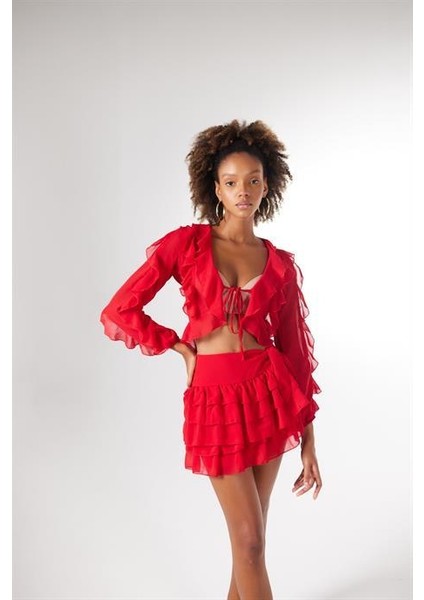 Elsa Etek Kırmızı modelleri