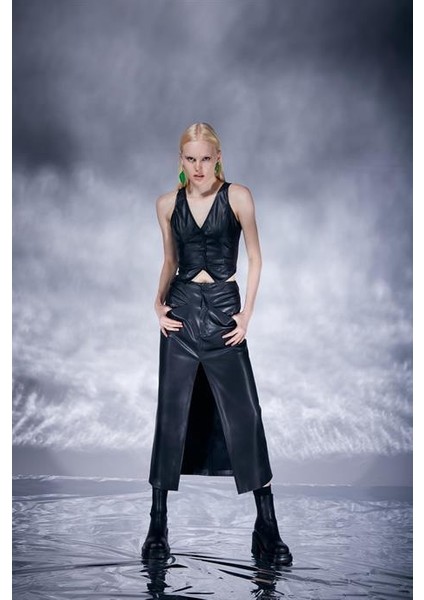 Hera Deri Etek Siyah fiyatları