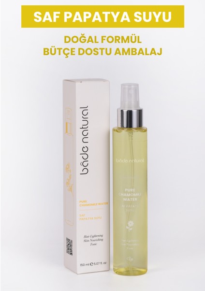 Papatya Suyu Saç Toniği Plastik Şişe %100 Doğal ve Saf 150 ml fiyatları