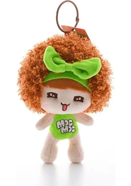 Cry Baby Peluş Popmart Keychain Anime Modeli Kawaii Peluş Kreş Çakçı Kolye Kaık Yumuşak Crybaby Peluş Doldurulmuş Bebek Araba Anahtar Kolye Renk: Yeşil (Yurt Dışından)