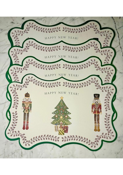 Yılbası Temalı Amerikan Servisi - Fındıkkıran ( Nutcracker) modelleri