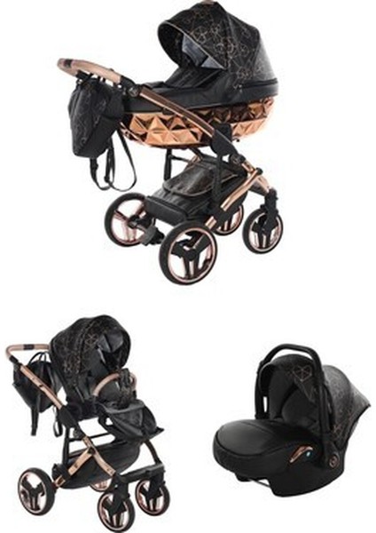 Heart 3'ü 1 Arada Seyahat Sistem Bebek Arabası