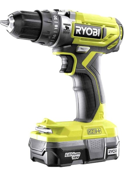 18V Kablosuz Darbeli Matkap 40NM, 2X1.5AH, Vidalama, Hafif ve Kullanışlı