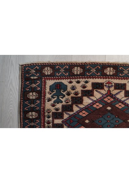 104X147 cm El Dokuma Etnik Anadolu Kilimi Harika Ender Desenli Ev Dekoru indirimleri
