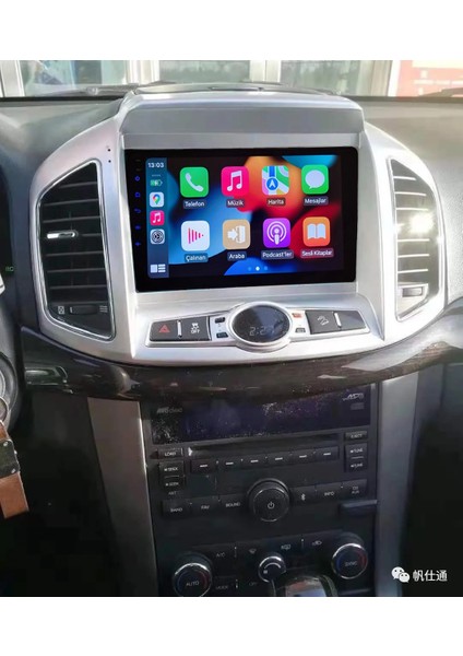 Chevrolet Captiva 2012-2017 Yıl Uyumlu 9 Inç Android Multimedya Carplay+Android Auto+Navigasyon fiyatları