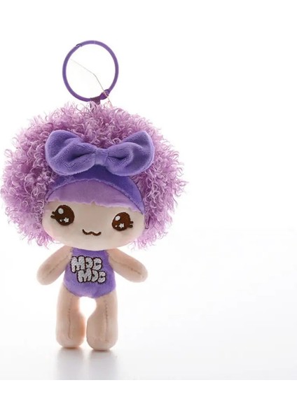Cry Baby Peluş Popmart Keychain Power Girls Kawaii Peluş Crybaby Kolye Yumuşak Anime Modeli Crybaby Peluş Dolgulu Doldurulmuş Doldur: Mor (Yurt Dışından)