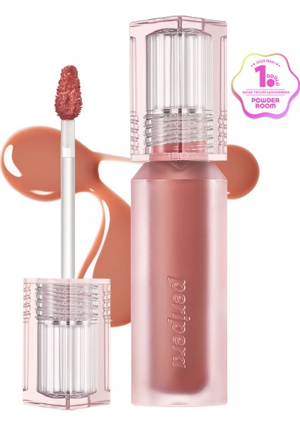 Doğal Tonlarda, Uzun Süre Kalıcı, Işıltılı Tint PERIPERA Water Bare Tint (01 Announce Beige)