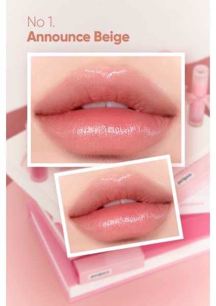Doğal Tonlarda, Uzun Süre Kalıcı, Işıltılı Tint PERIPERA Water Bare Tint (01 Announce Beige) fiyatları