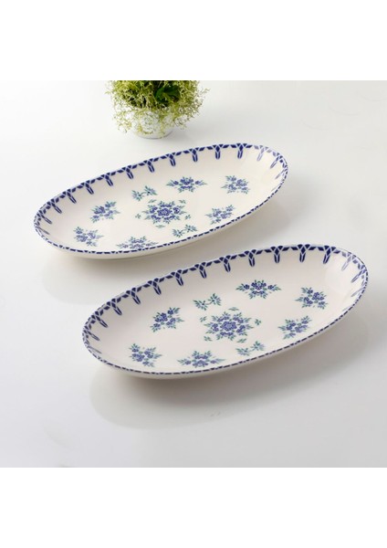 Elips 2 Parça 25 cm Modern Desenli Pürüzsüz Yüzeyli Kayık Tabak fiyatları