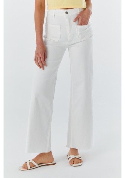 Wide Leg Pantolon Ekru fiyatları