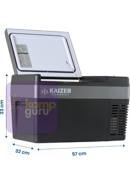 Kaizer Germany 25 Litre 12/24 Volt Buzdolabı fiyatları