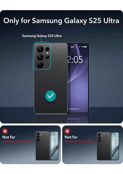 Samsung S25 Ultra Halolock Magsafe Classic Hybrid Silikon Kılıf Şeffaf indirimleri