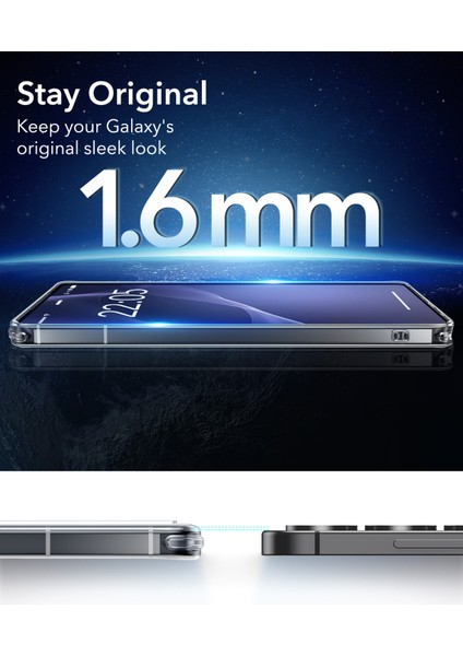 Samsung S25 Ultra Halolock Magsafe Classic Hybrid Silikon Kılıf Şeffaf