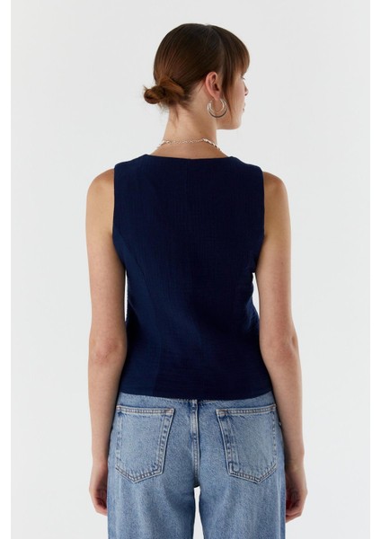 Desenli Müslin Yelek Lacı indirimleri