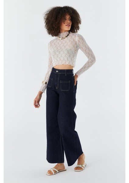 Wide Leg Pantolon Lacı modelleri
