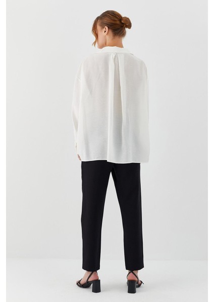 Oversize Gömlek Beyaz fırsatları
