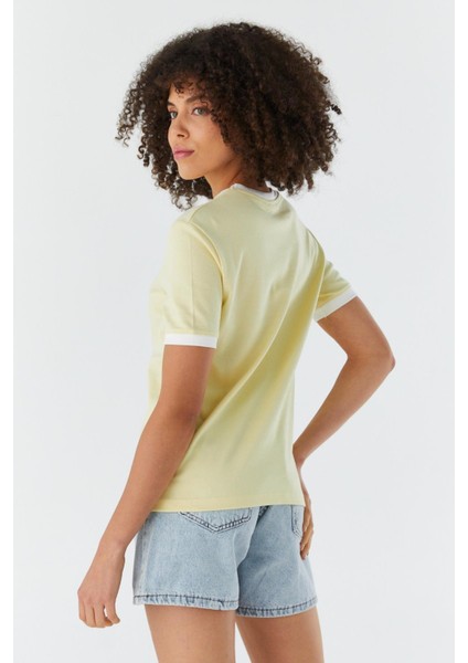 Şerit Detaylı Bluz Sarı indirimleri