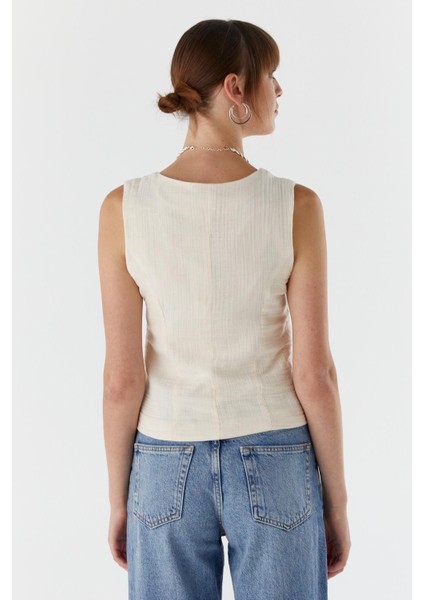 Desenli Müslin Yelek Tas indirimleri