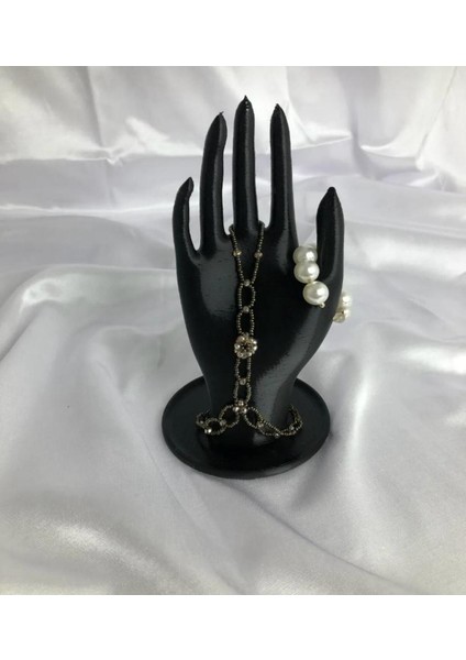 Siyah 18 cm El Takı Mankeni, Yüzük ve Ürün Sergileme Standı, Organizer fiyatları