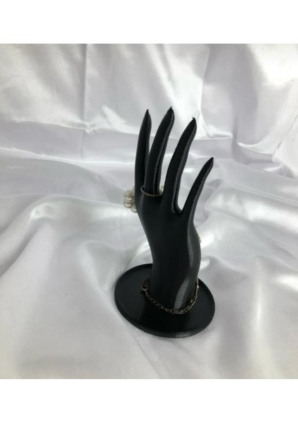 Siyah 18 cm El Takı Mankeni, Yüzük ve Ürün Sergileme Standı, Organizer modelleri