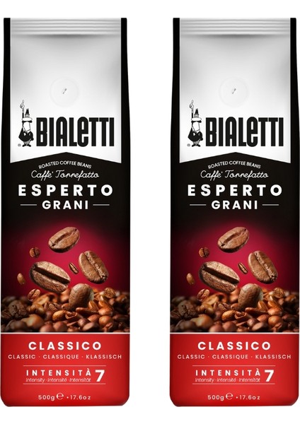 2 Adet Classico 500 gr Çekirdek Kahve