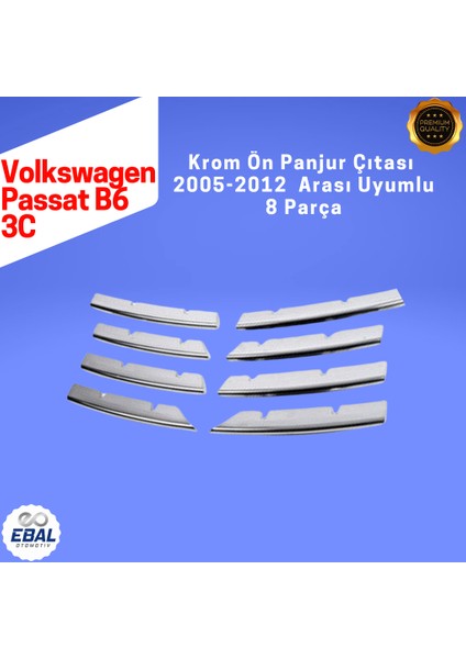 Vw Passat B6 3c Krom Ön Panjur 8 prc 2005-2011 Paslanmaz Çelik fırsatları