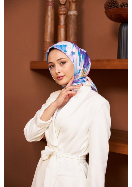 Nature Line Rose Soft Eşarp Mavi Menekşe 1156-09
