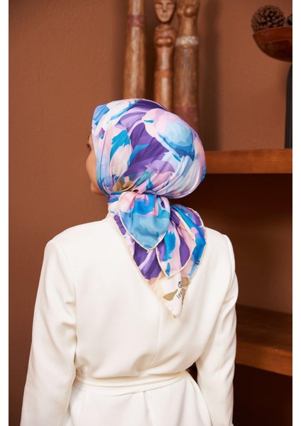 Nature Line Rose Soft Eşarp Mavi Menekşe 1156-09 modelleri