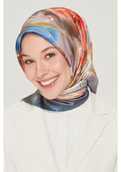 Nostalji Sura İpek Eşarp 8527-81
