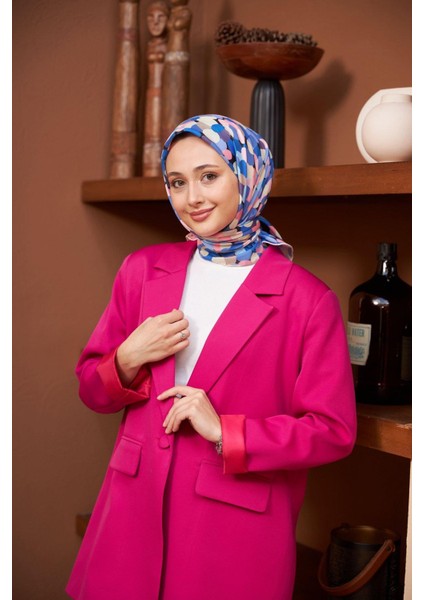 Colorday Puan Soft Eşarp Lacivert Mavi 1161-09